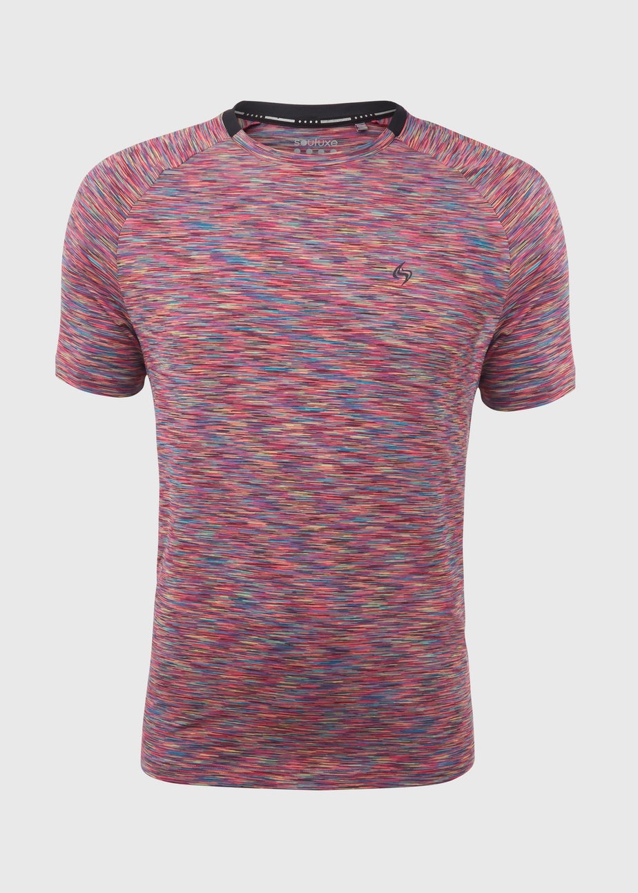 Souluxe Multicoloured Space Dye T-Shirt