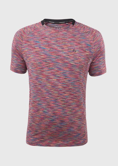 Souluxe Multicoloured Space Dye T-Shirt