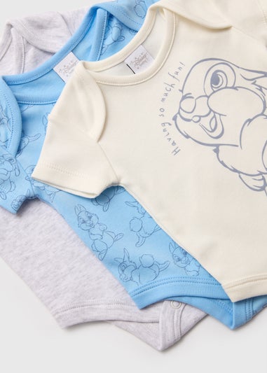 Disney Baby 3 Pack Blue Thumper Bodysuit (Tiny Baby-18mths)