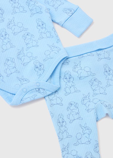 Disney Baby Blue Thumper Ribbed 3 Piece Set (Newborn-23mths)