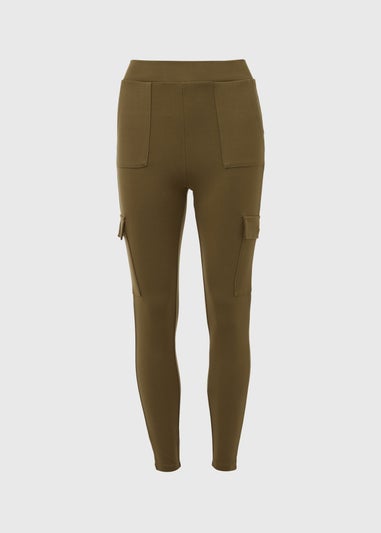 Khaki Utility Leggings