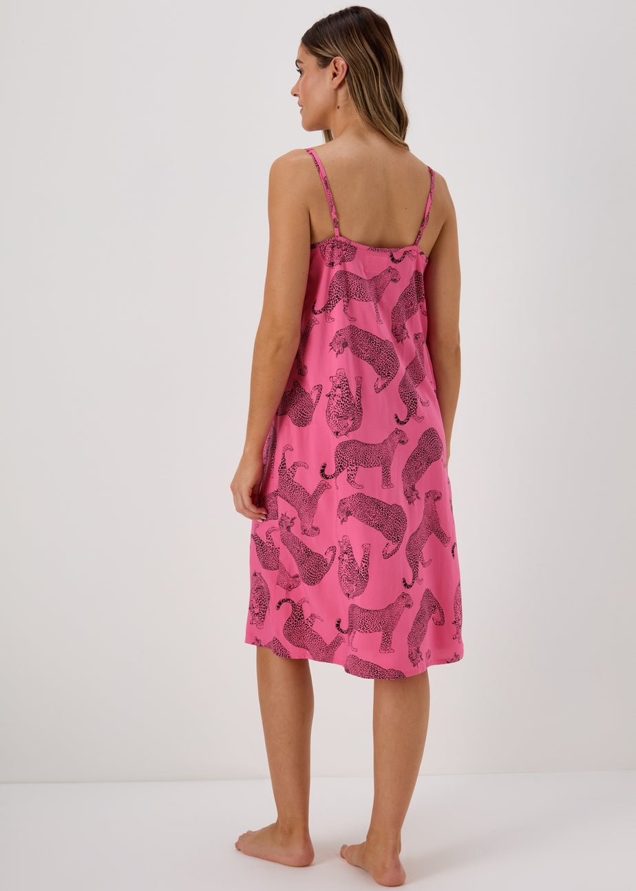 Pink Leopard Chemise