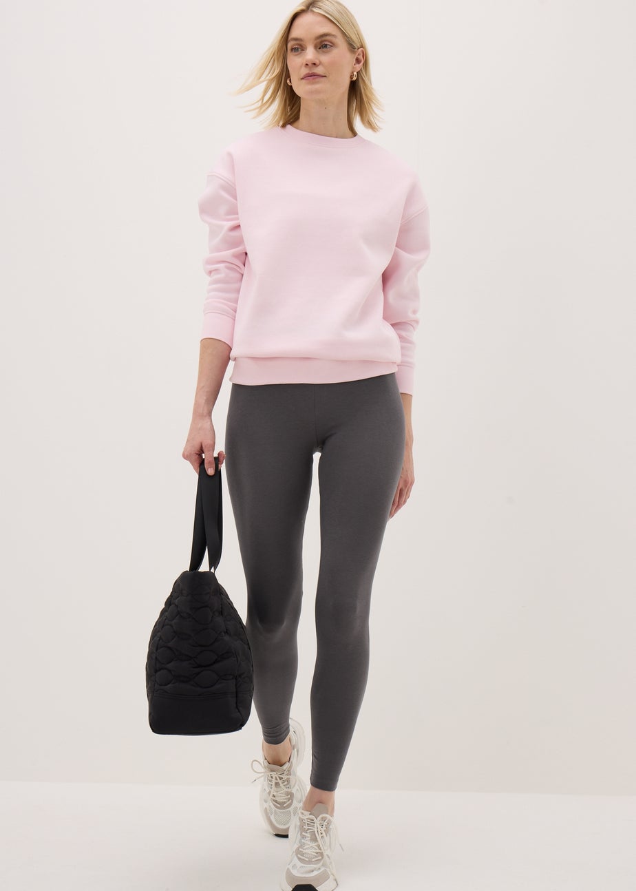 Cotton Legging in Charcoal