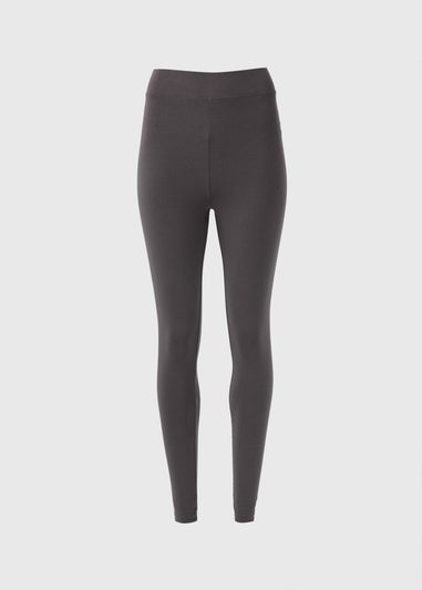 Cotton Legging in Charcoal