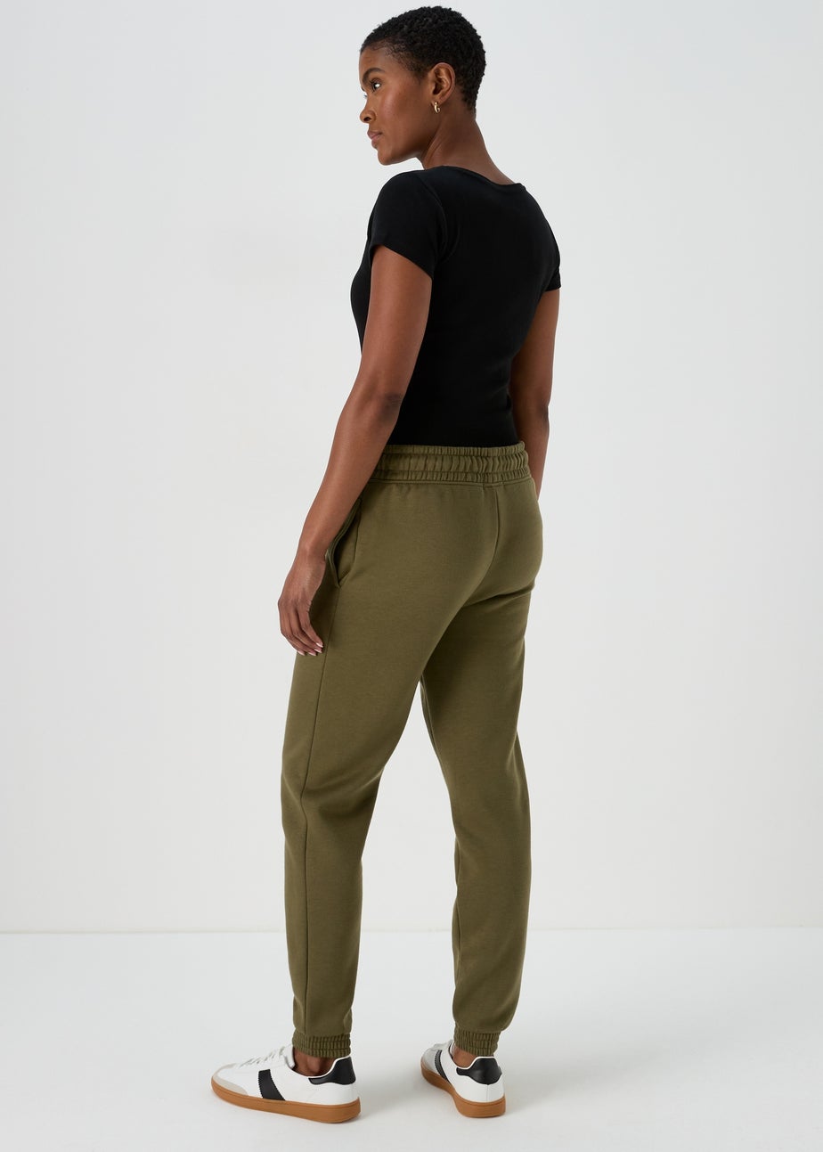 Khaki Tapered Joggers