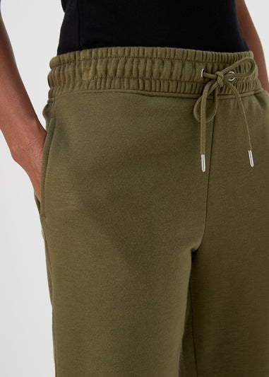Khaki Tapered Joggers