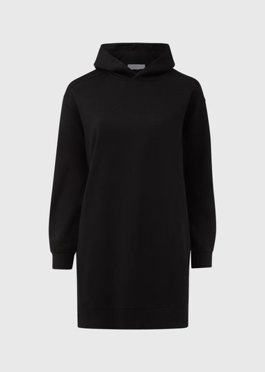 Black Longline Hoodie