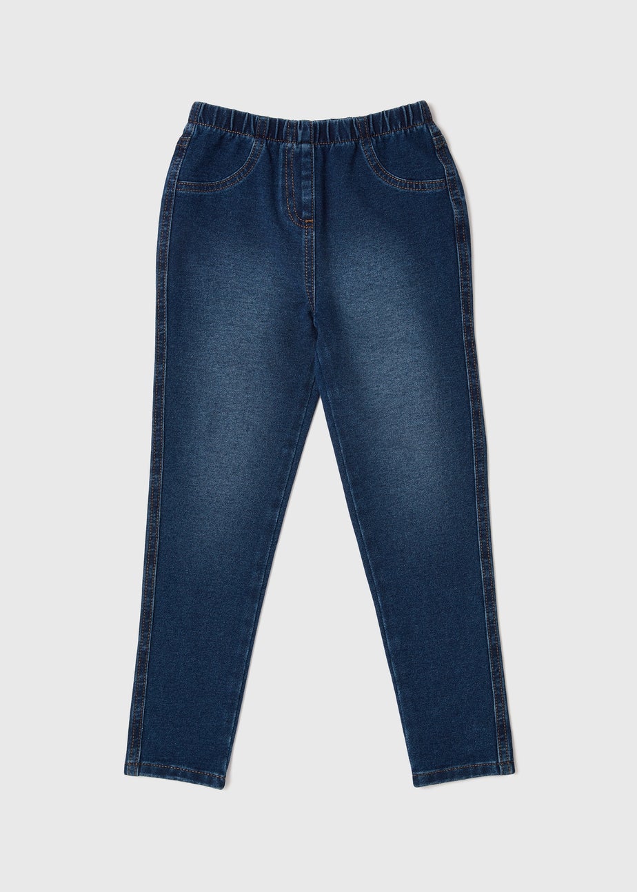 Girls Blue Jeggings (1-7yrs)