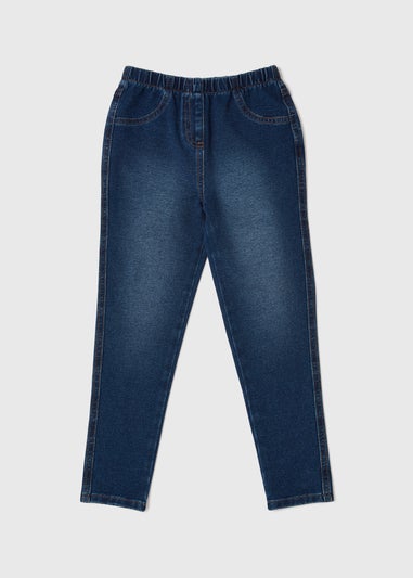 Girls Blue Jeggings (1-7yrs)