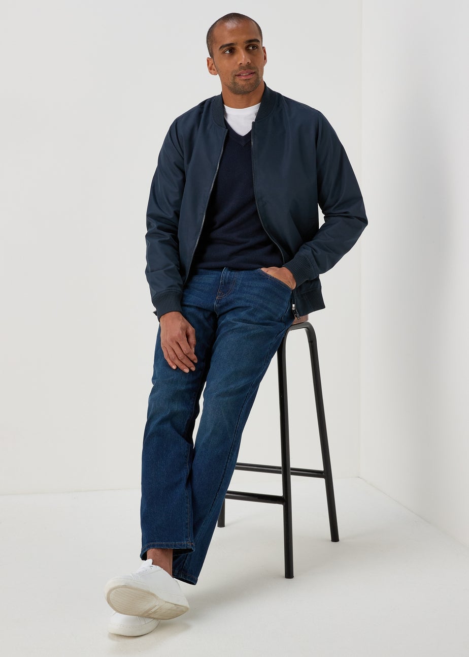 Navy Lightweight Bomber Jacket