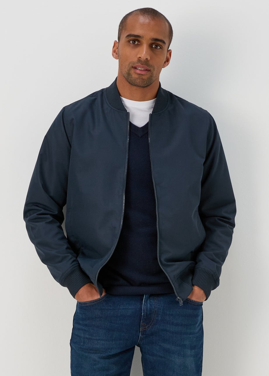 Navy Lightweight Bomber Jacket