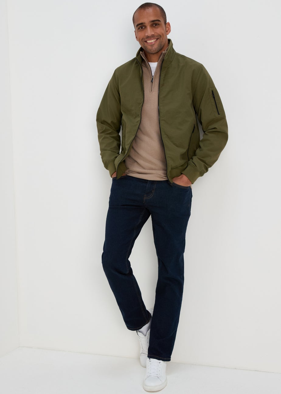 Khaki Technical Bomber Jacket
