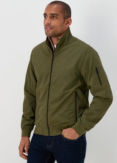 Khaki Technical Bomber Jacket