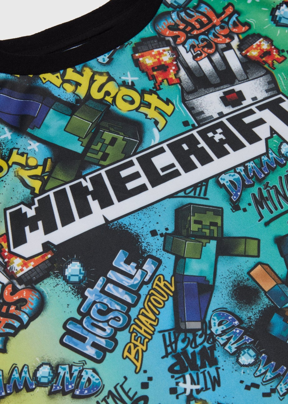 Kids Minecraft Multicoloured T Shirt (5-12yrs)