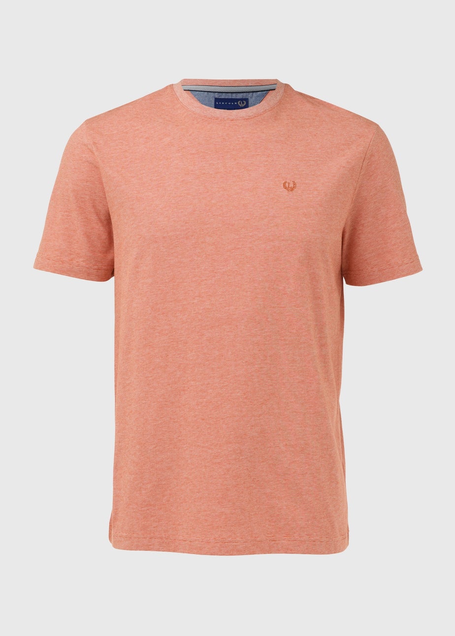 Lincoln Orange Feeder Stripe T-Shirt