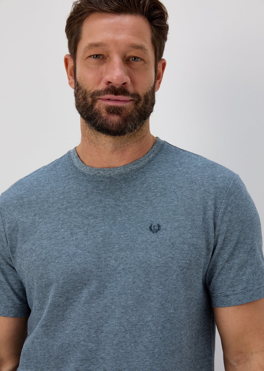 Lincoln Blue Feeder Stripe T-Shirt