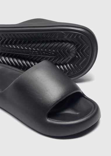 Black Chunky Sliders