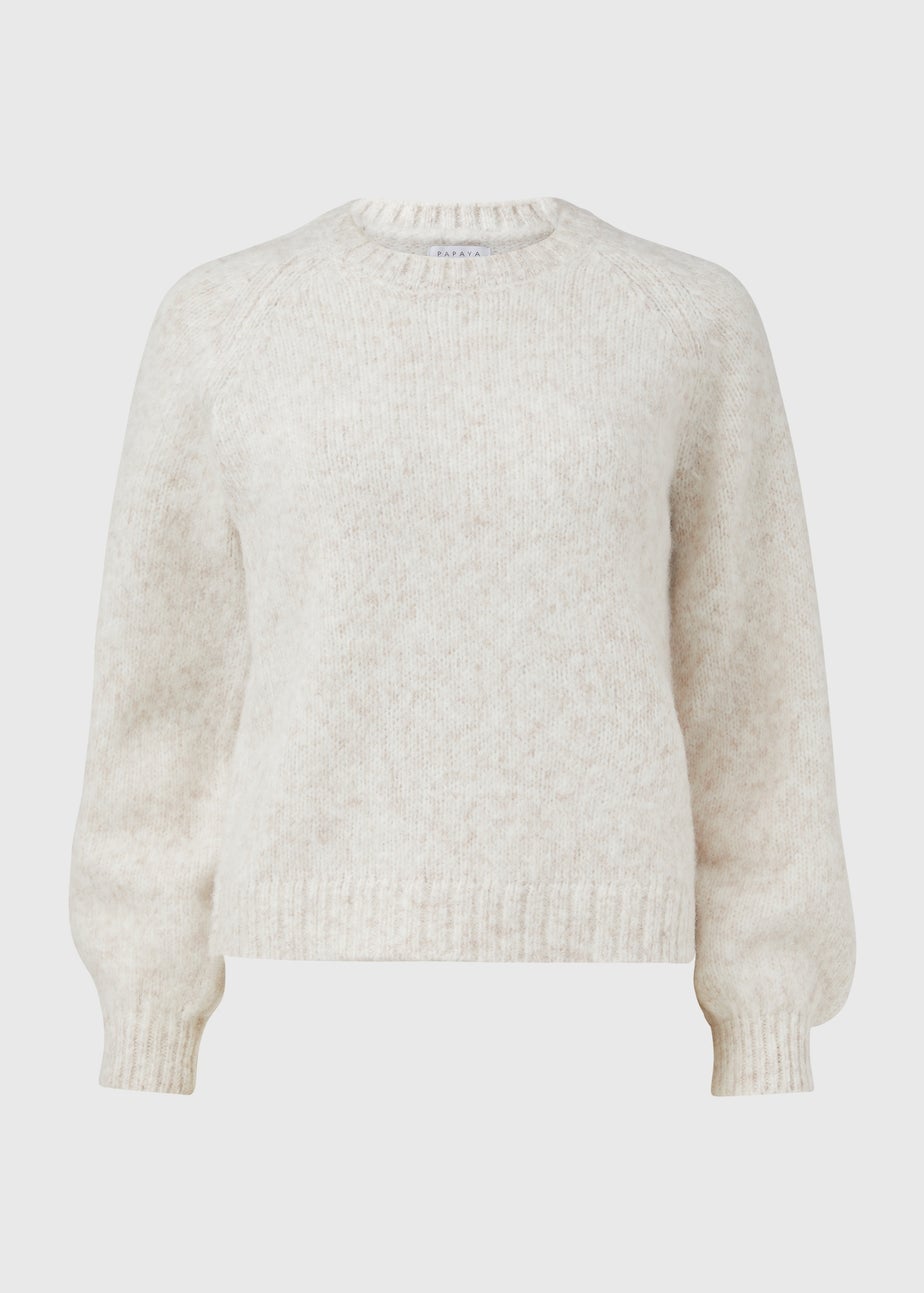 Oatmeal Crew Neck Jumper