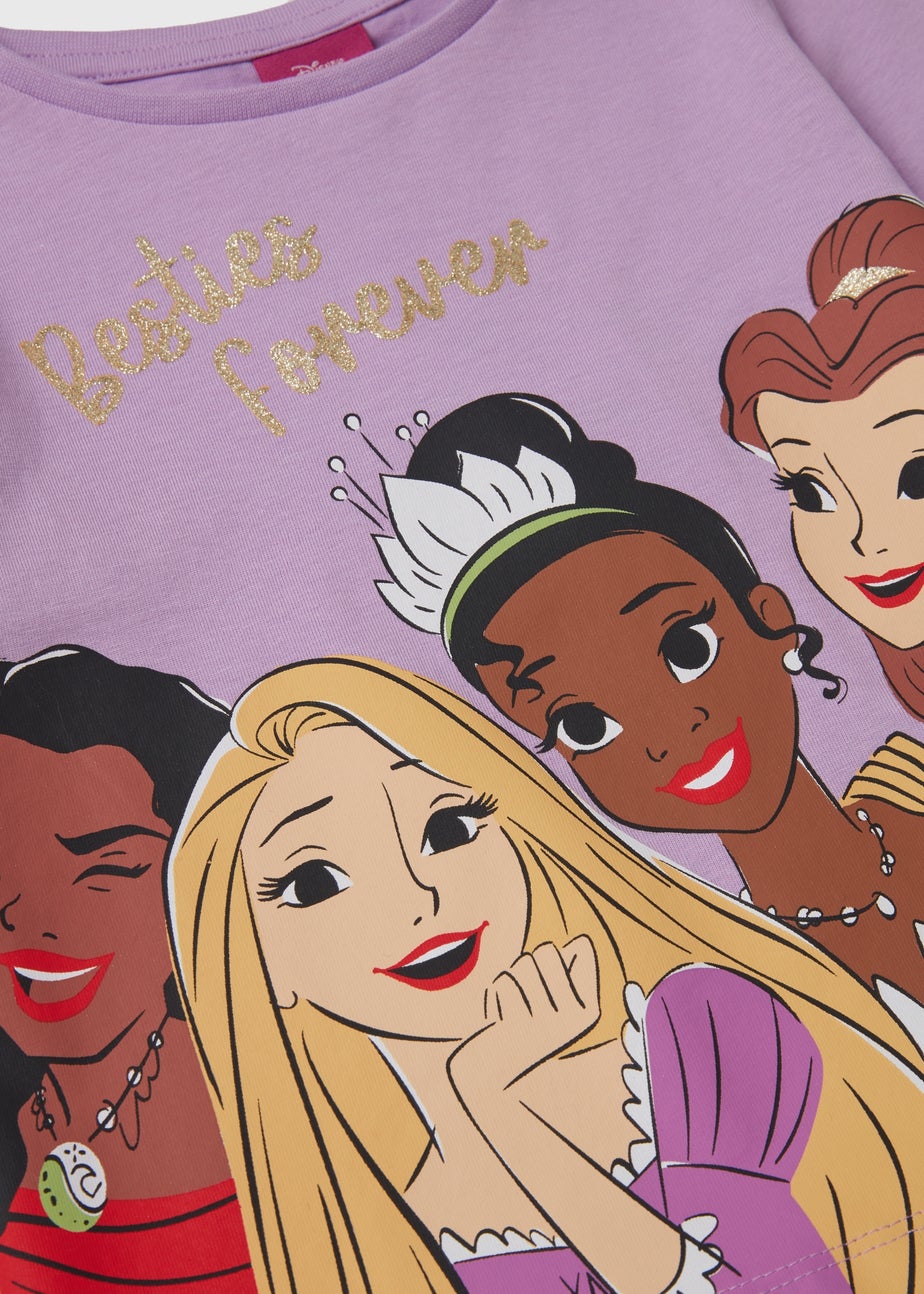 Girls Lilac Princess Long Sleeve T-Shirt (3-9yrs)