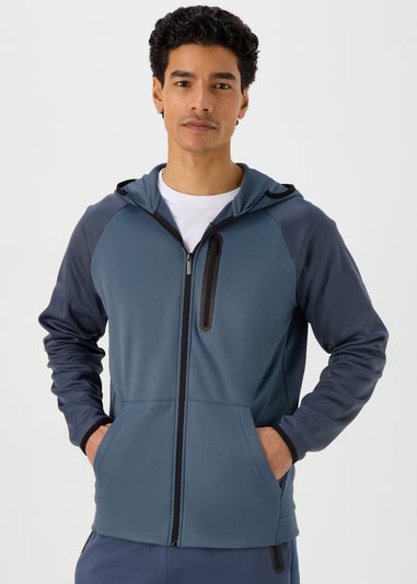 US Athletic Blue Bonded Fleece