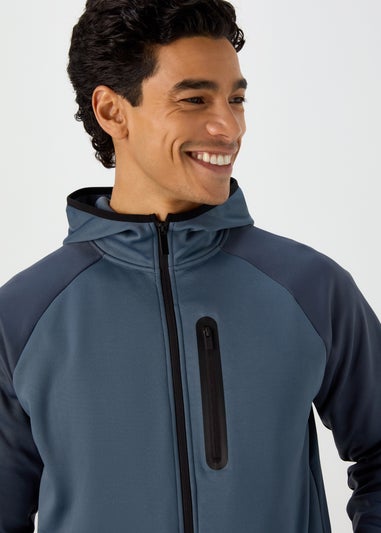 US Athletic Blue Bonded Fleece