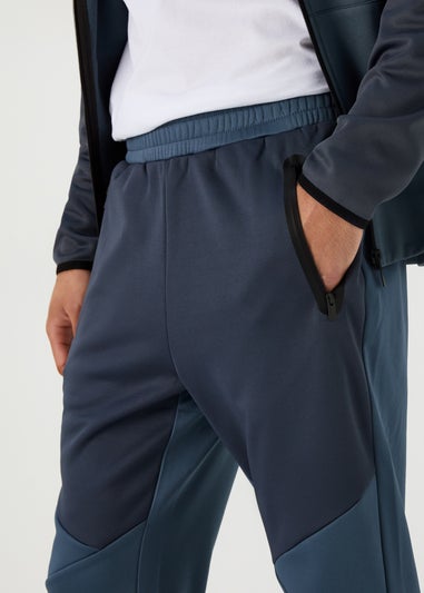 US Athletic Blue Bonded Fleece Joggers