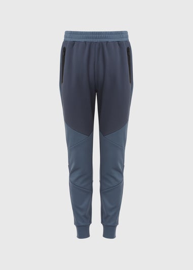US Athletic Blue Bonded Fleece Joggers