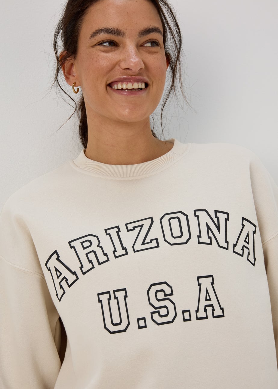 Cream Arizona Collegiate Sweatshirt