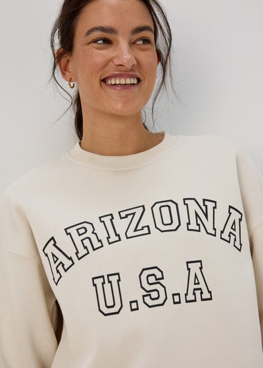 Cream Arizona Collegiate Sweatshirt