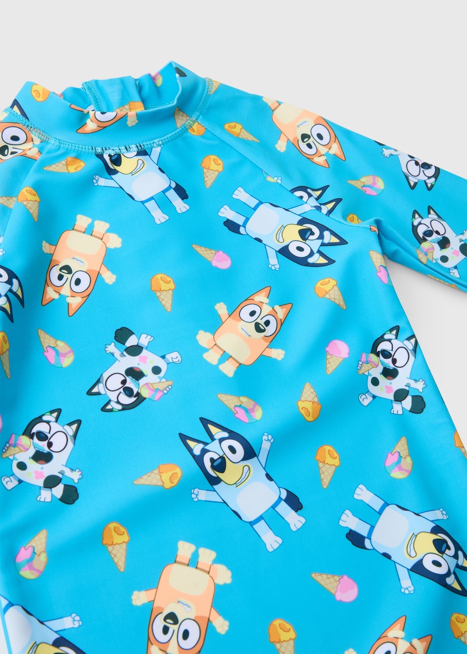 Boys Bluey Blue Surfsuit (12mths-5yrs)