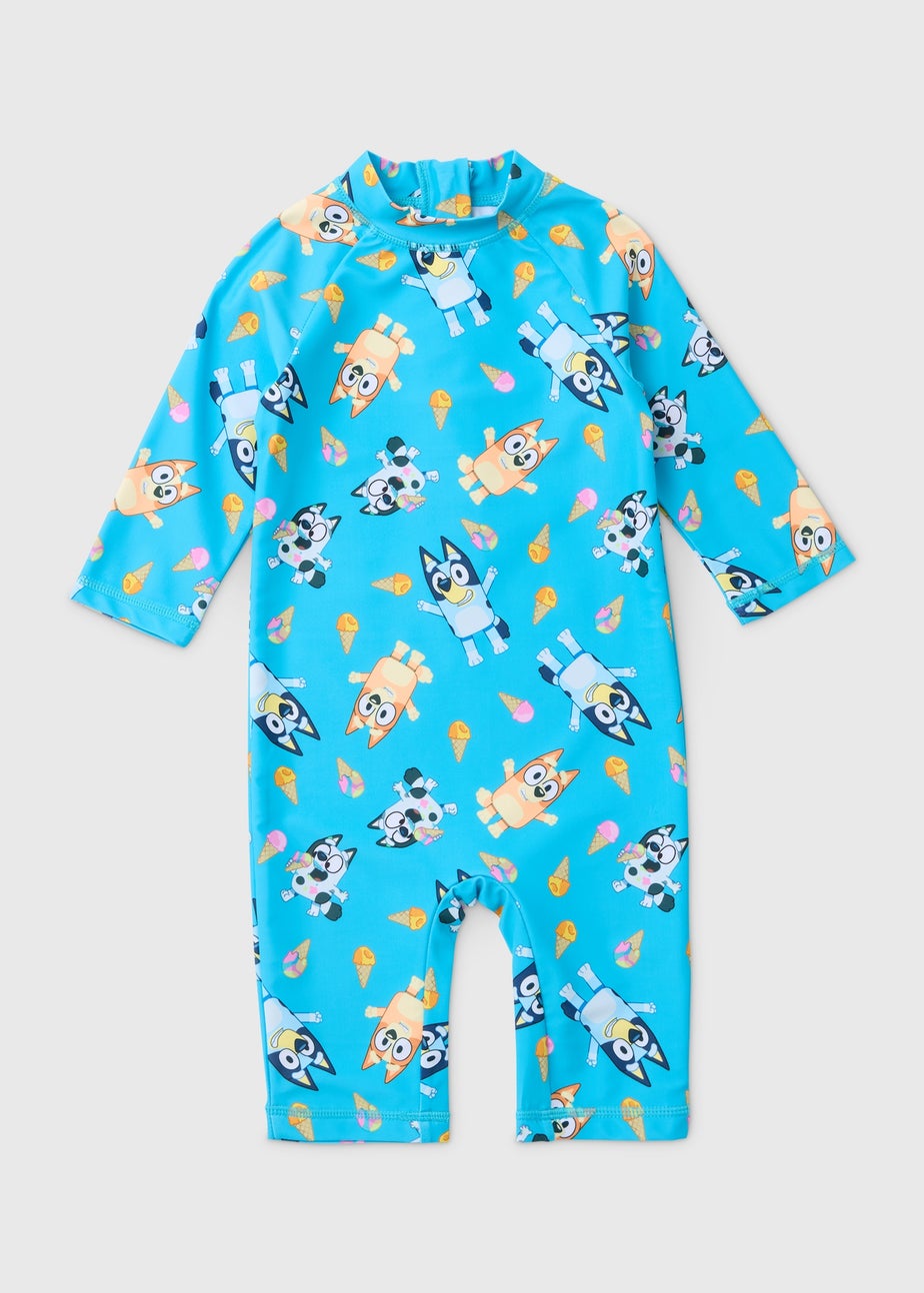 Boys Bluey Blue Surfsuit (12mths-5yrs)
