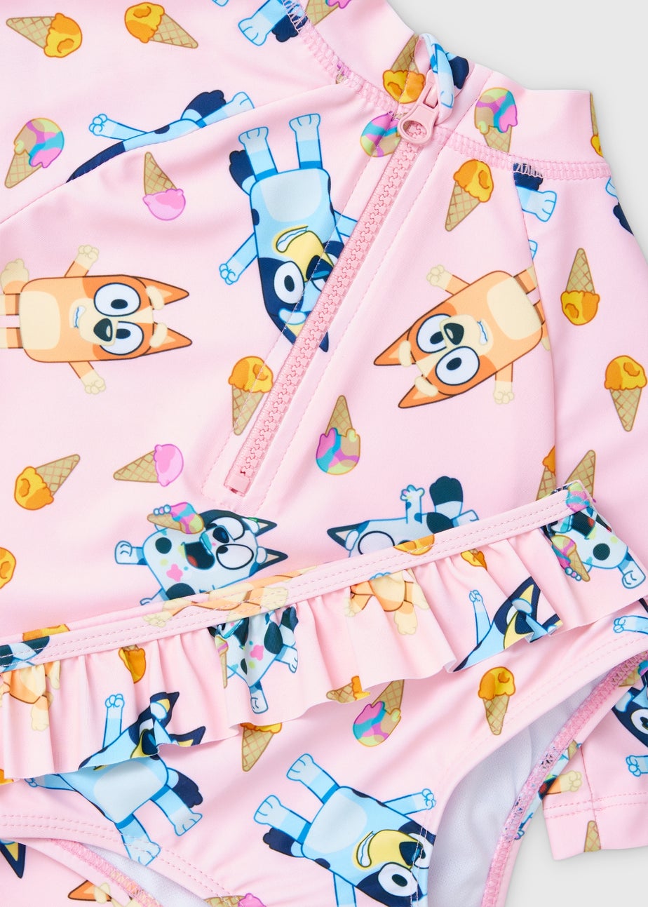 Girls Bluey Pink Tankini (1-5yrs)