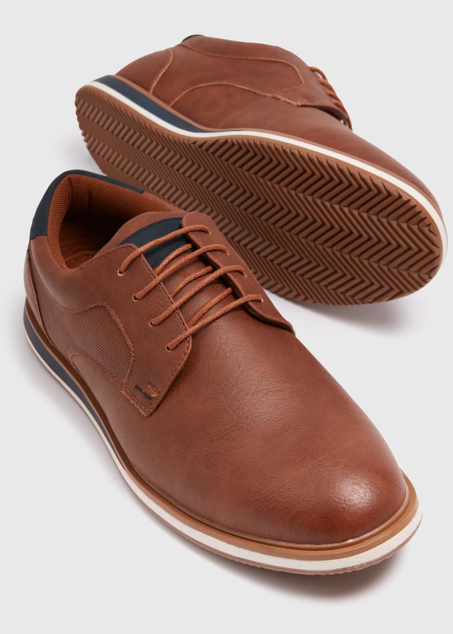 Tan Derby Shoes