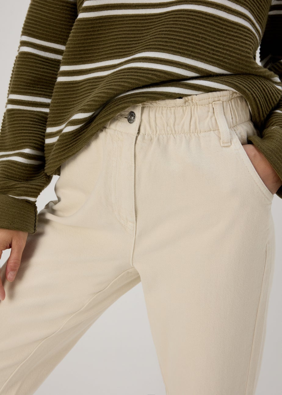 White Swan Paperbag Jeans