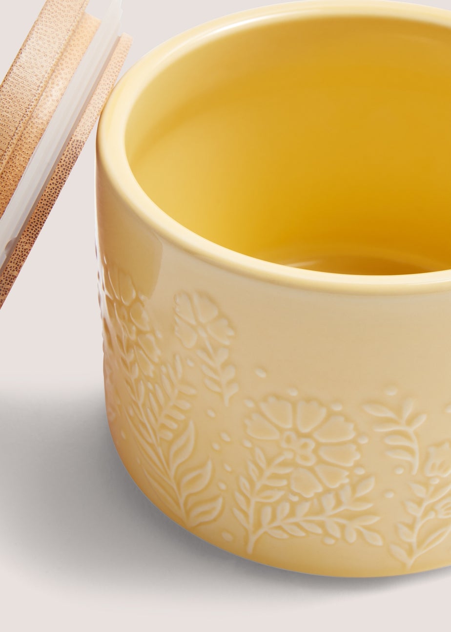 Embossed Retreat Canister (11cm x 8cm)