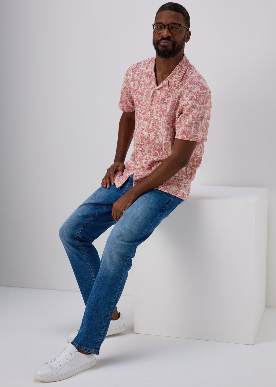 Lincoln Blue Belted Jeans