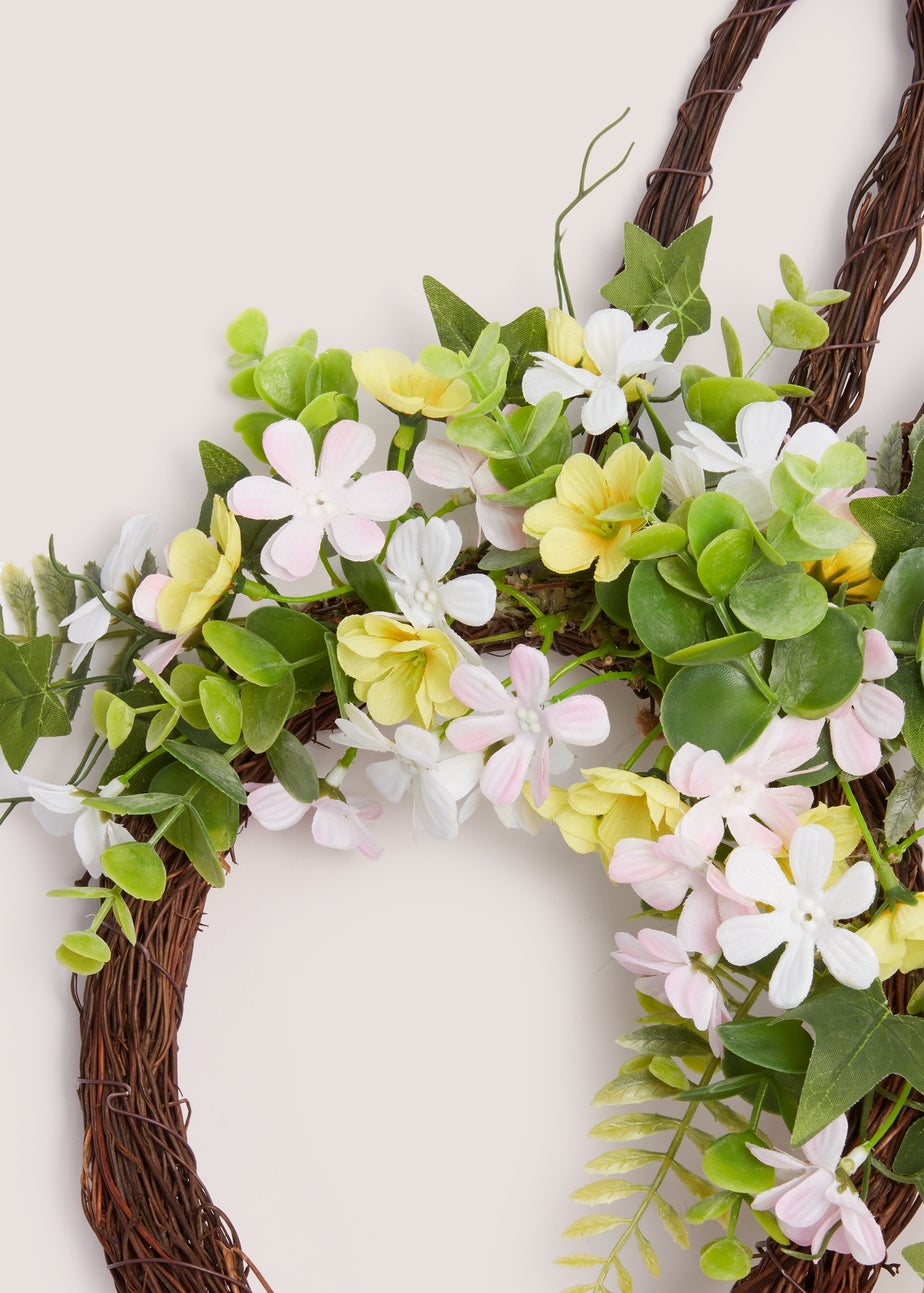 Bunny Shape Wreath (28cm x 38cm x 7cm)