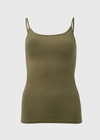 Khaki Essential Cami Top