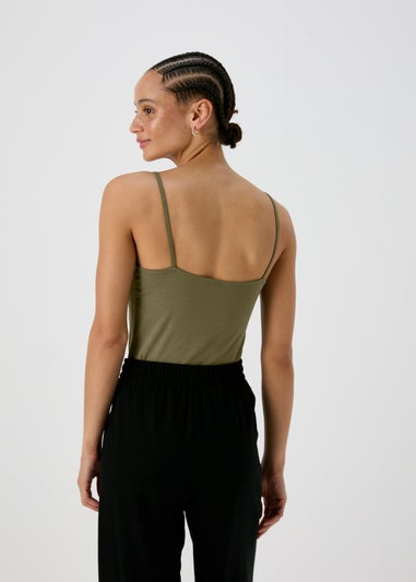 Khaki Essential Cami Top