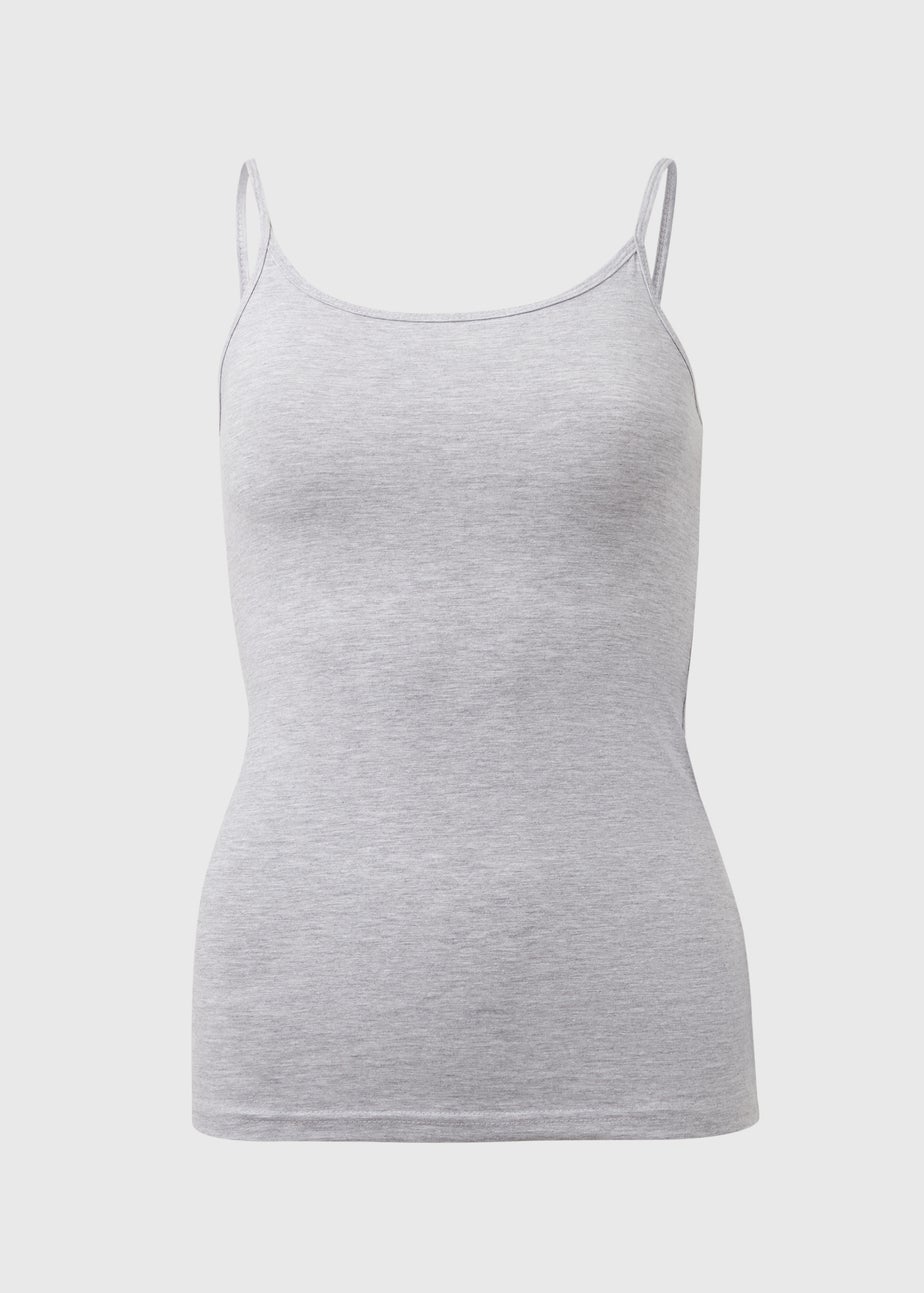 Grey Marl Essential Cami Top