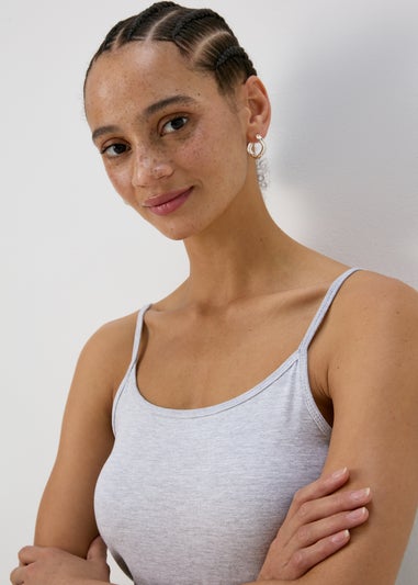 Grey Marl Essential Cami Top