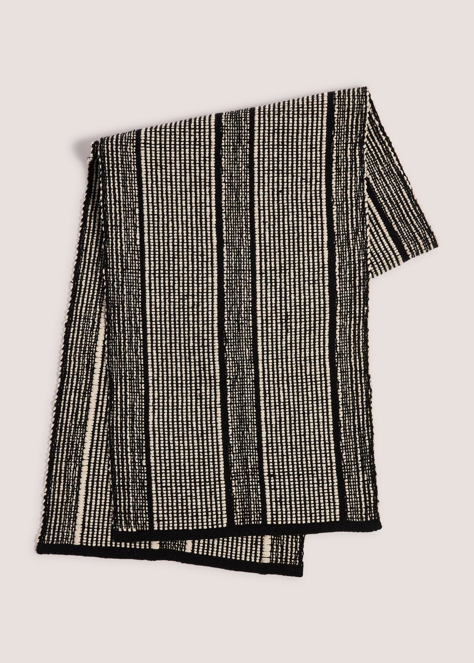 Gold Casa Woven Table Runner (35cm x 180cm)