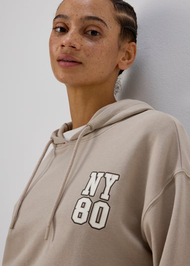 Black Printed NYC Hoodie