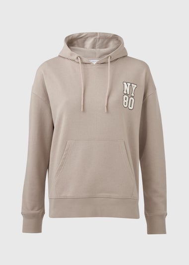 Black Printed NYC Hoodie