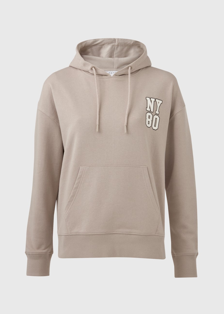 Black Printed NYC Hoodie