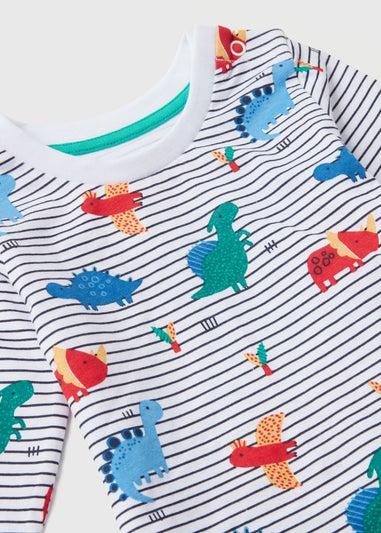 Baby Blue Dino T-Shirt & Cargo Set (Newborn-23mths)