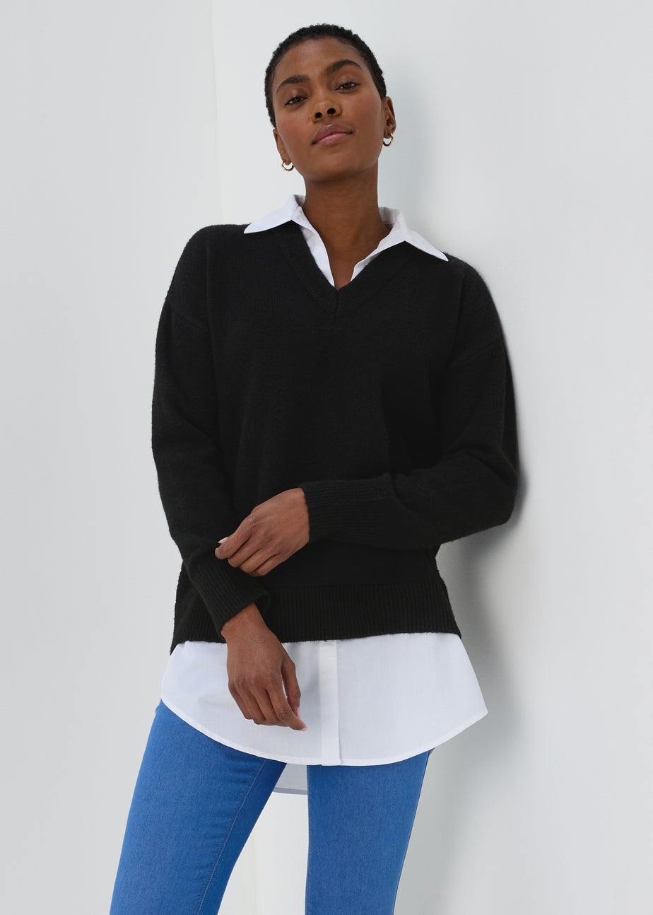 Black 2 In 1 Jumper