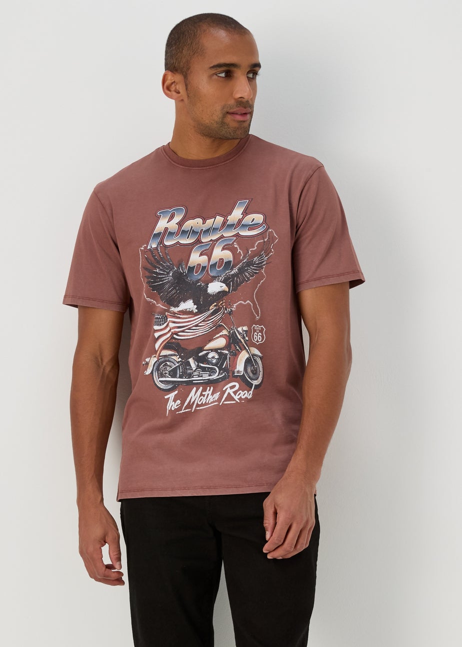 Red Route 66 T-Shirt