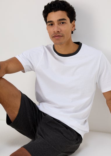 White Shorts Pyjama Set