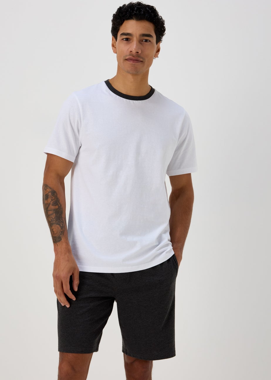 White Shorts Pyjama Set